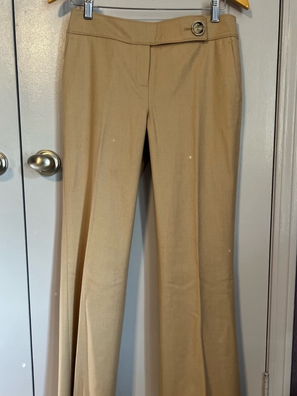 Ann Taylor Margo Straight Leg Pants in camel Size 0